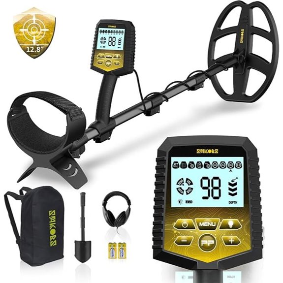 SAKOBS Metal Detector for Adults Waterproof LCD Display