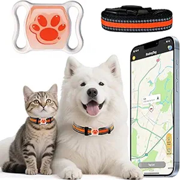 Pet GPS Tracker with Collar Waterproof Long Battery