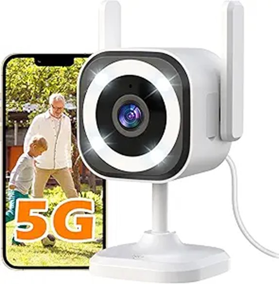 2K Waterproof Security Camera with Night Vision