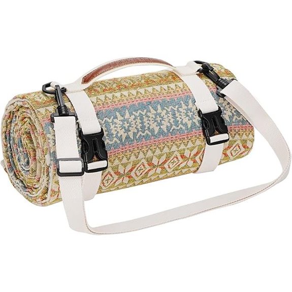 Waterproof Picnic Blanket with Carry Strap