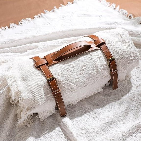 VitalCozy Waterproof Outdoor Picnic Blanket with Carry Strap