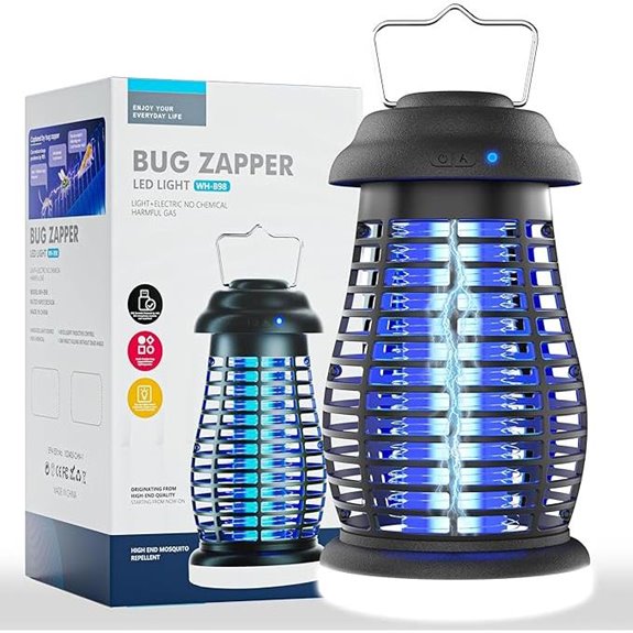 Outdoor Rechargeable Mosquito Zapper Waterproof & Portable