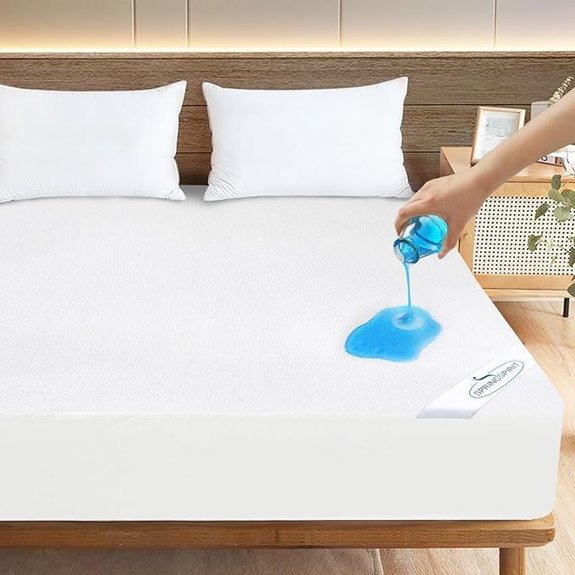 Waterproof Queen Mattress Protector with Deep Pocket