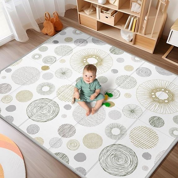 Large Waterproof Baby Play Mat Reversible & Safe