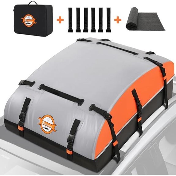 Sailnovo 21 Cu Ft Waterproof Roof Cargo Carrier Bag