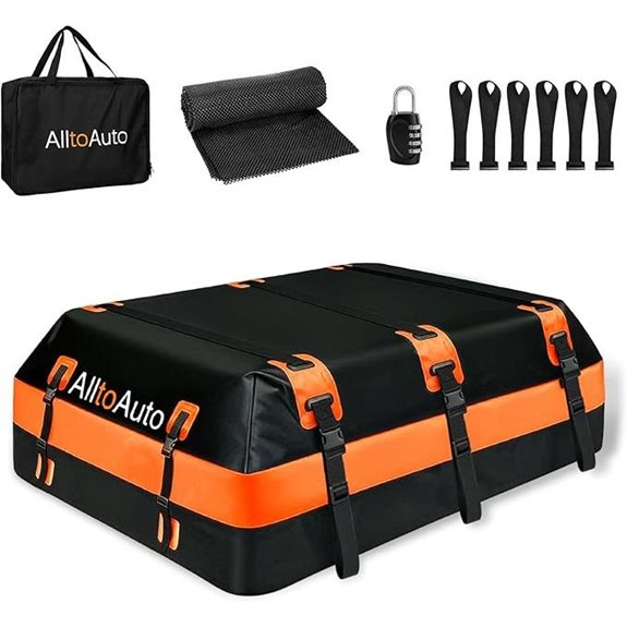 Waterproof Car Roof Cargo Carrier with Straps and Lock
