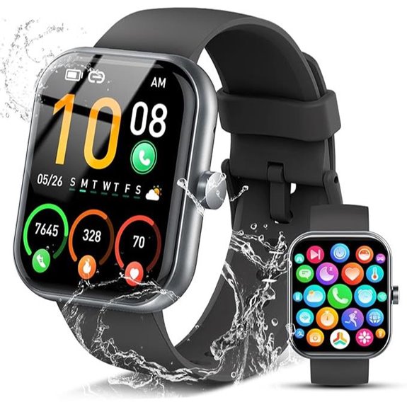 2025 Waterproof Smartwatch with Call & Fitness Tracking