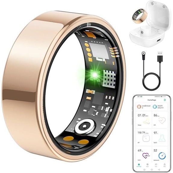 Ring Health Tracker for Women Men Waterproof Smart Ring