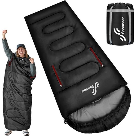 Sportneer Wearable Sleeping Bag for Adults & Kids