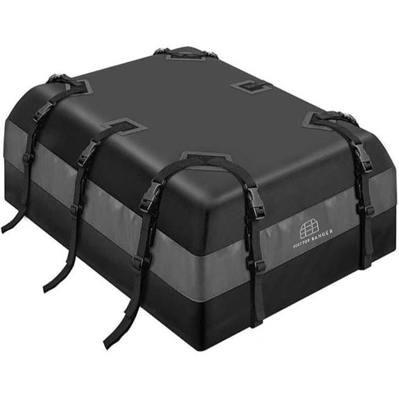 Waterproof 21 Cu Ft Car Rooftop Cargo Carrier