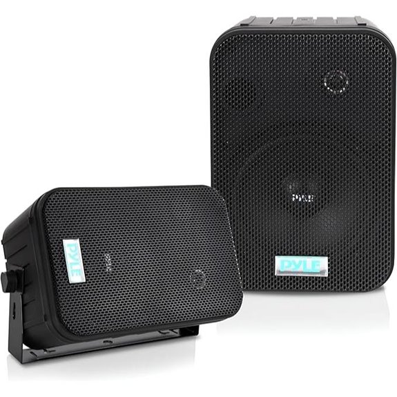 Pyle 2-Way 6.5 Weatherproof Indoor/Outdoor Speakers