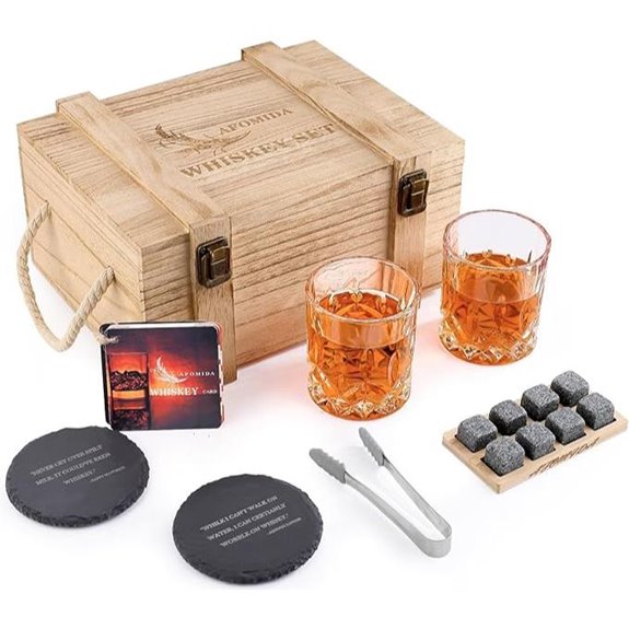 Whiskey Stones Set for Men and Gifts