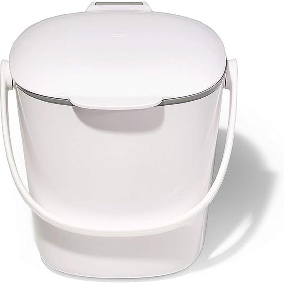 OXO Good Grips Easy-Clean Compost Bin White - 0.75 GAL