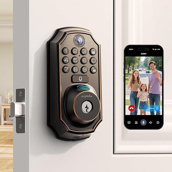 WiFi Smart Lock with Camera and Keyless Entry