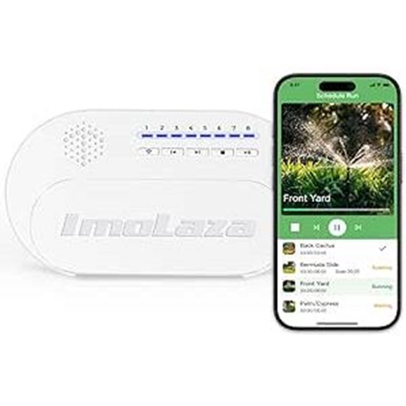 ImoLaza 8-Zone WiFi Sprinkler Controller with App