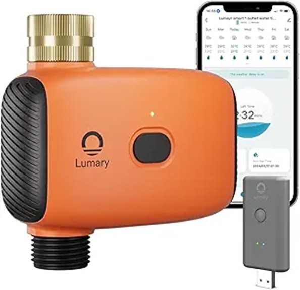 Lumary WiFi Garden Hose Water Timer with Hub
