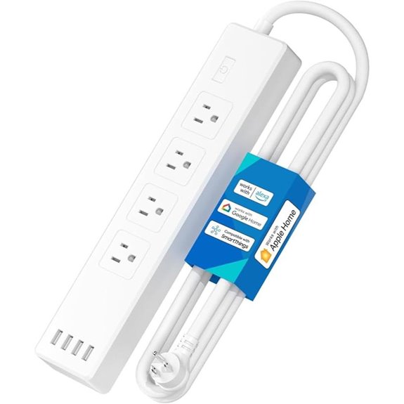 meross Smart Power Strip with WiFi & USB Ports