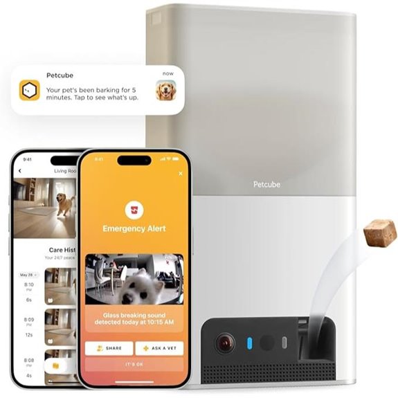 Petcube Bites 2 Lite WiFi Pet Camera with Dispenser