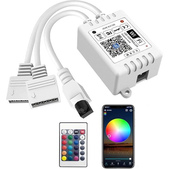 GIDEALED WiFi RGBW LED Controller with Remote