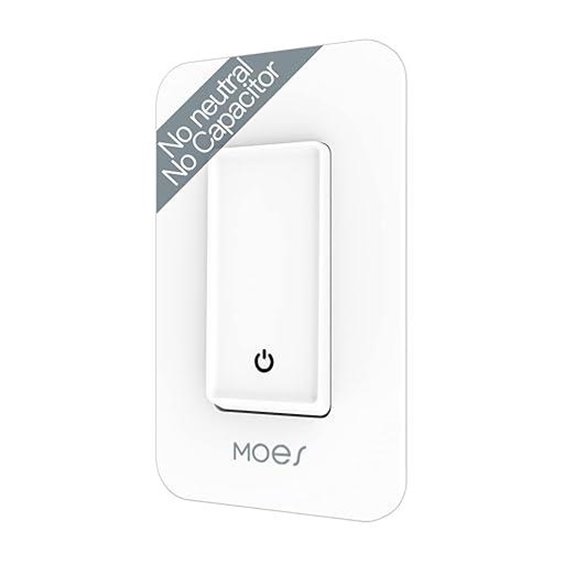 MOES WiFi Smart Light Switch No Neutral Alexa Compatible
