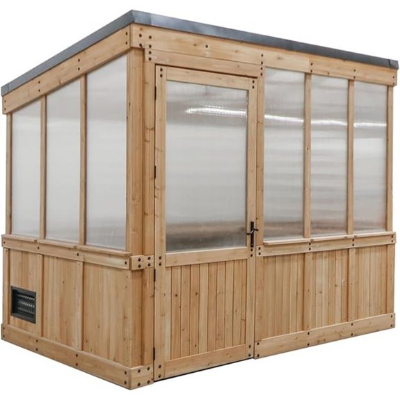 Backyard Discovery Willow Cedar Greenhouse Kit