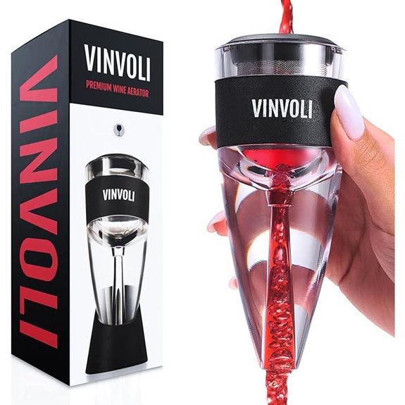 Vinvoli Wine Aerator with Filter and Stand