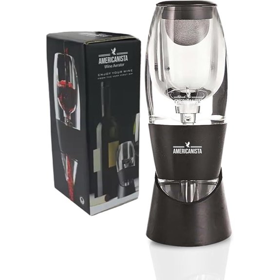 Red Wine Aerator with Stand and Filter