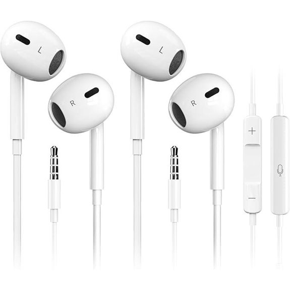 Antool Wired Earbuds with Mic — 2 Pack