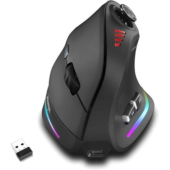 Wireless Gaming Mouse with 12 Buttons and 24000 DPI