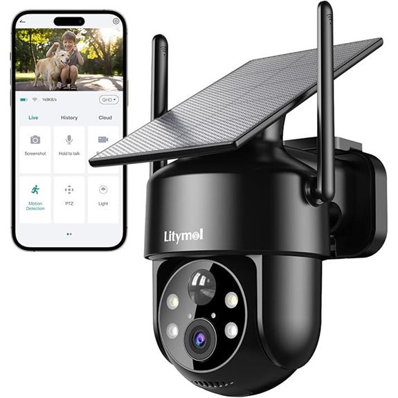 Wireless 2K Outdoor Security Cameras with Night Vision