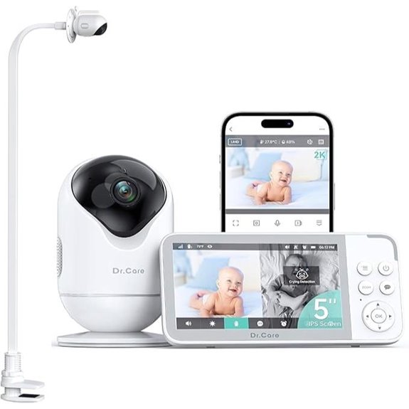 wireless baby monitor with app