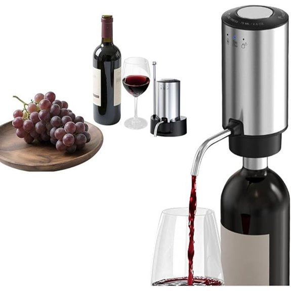 Rechargeable Electric Wine Aerator and Dispenser