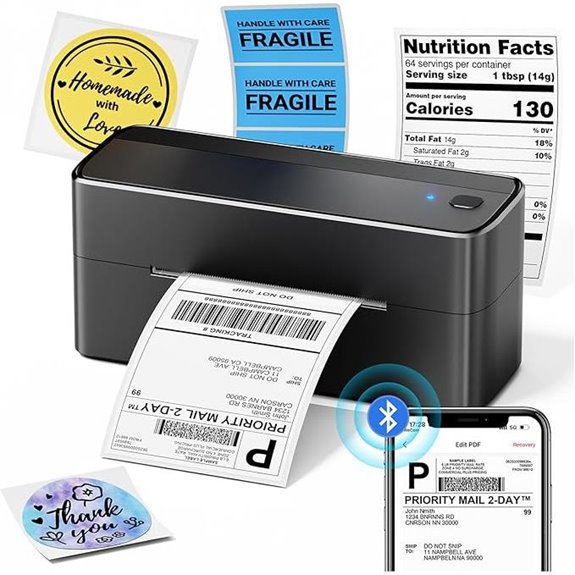 Phomemo Bluetooth Shipping Label Printer (241BT)