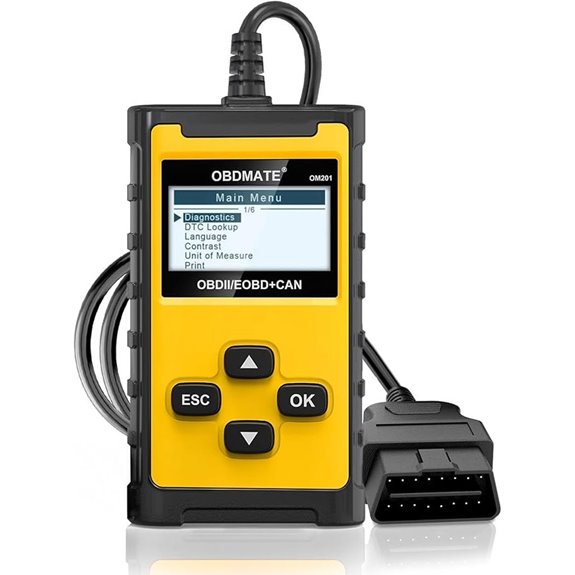 OM201 Wireless OBDII Code Reader with Live Data