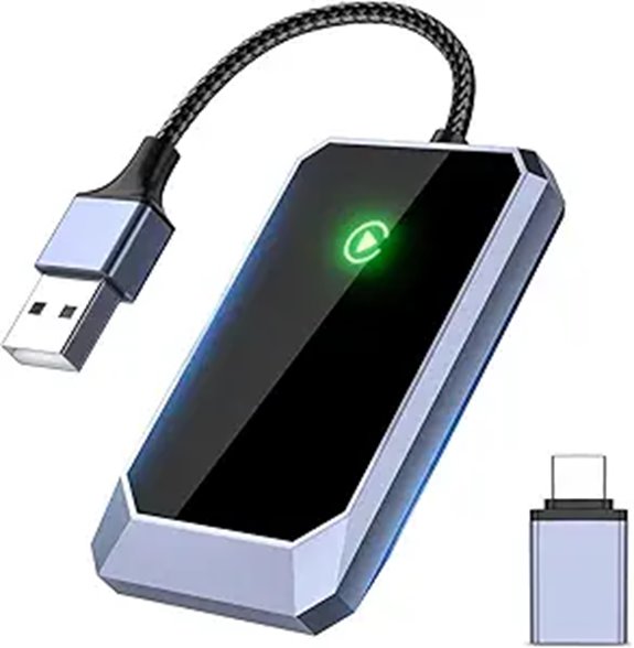 Wireless CarPlay Adapter for iPhone (Wired to Wireless)