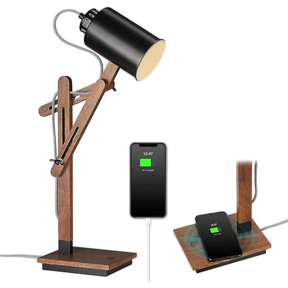 ELYONA Touch Desk Lamp with Wireless Charging