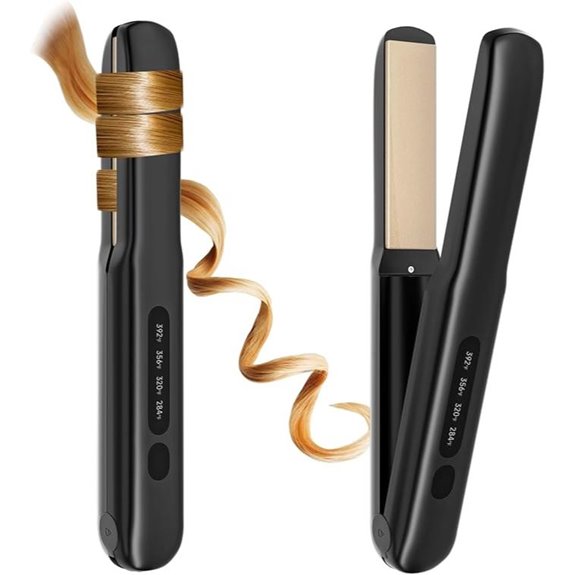 Cordless 2-in-1 Hair Straightener & Curler