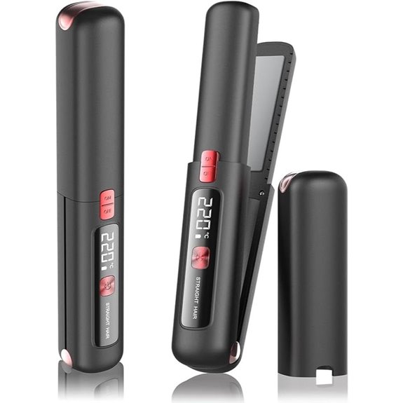 Cordless 2-in-1 Hair Straightener & Curler