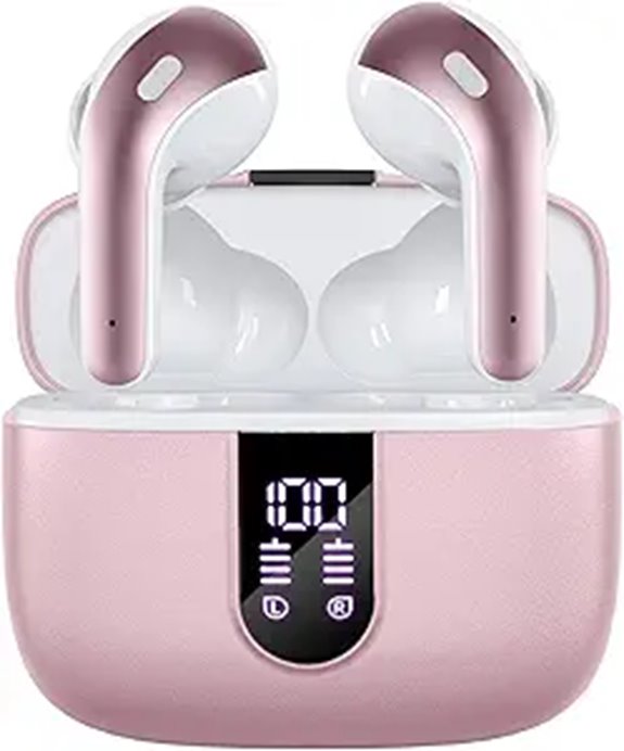 TAGRY True Wireless Bluetooth Earbuds with Charging Case