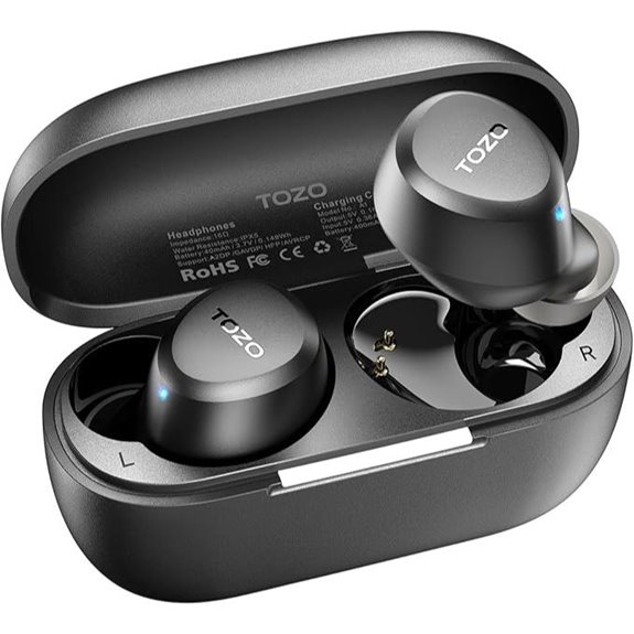 TOZO A1 Bluetooth Wireless Earbuds with Charging Case