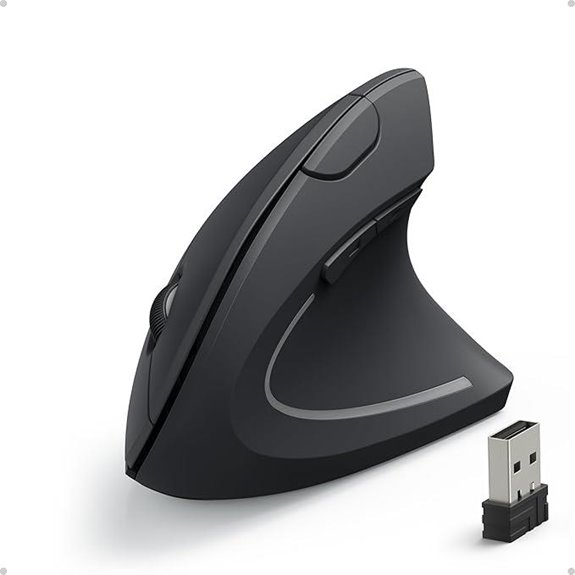 Anker Wireless Ergonomic Optical Mouse for Multi-Device