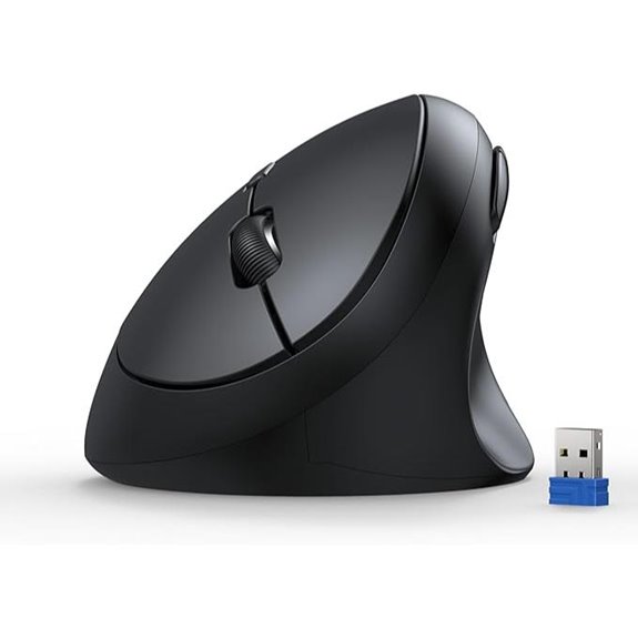 TECKNET Wireless Ergonomic Vertical Mouse with 4800 DPI