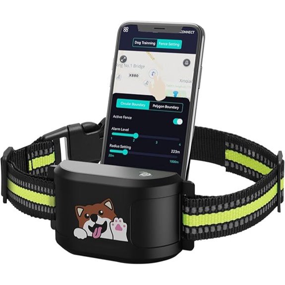 Wireless GPS Dog Fence with App and Rechargeable Collar
