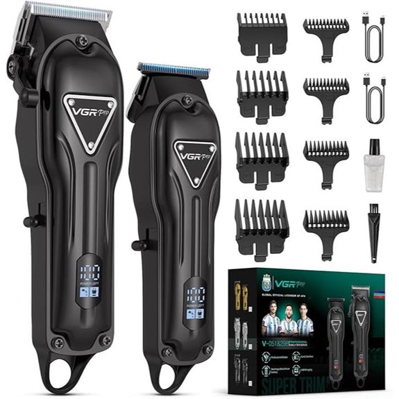 Cordless Men’s Hair Clippers & Trimmer Set
