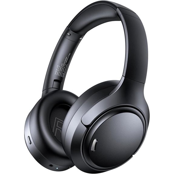 Hybrid Noise Cancelling Wireless Headphones with Mic