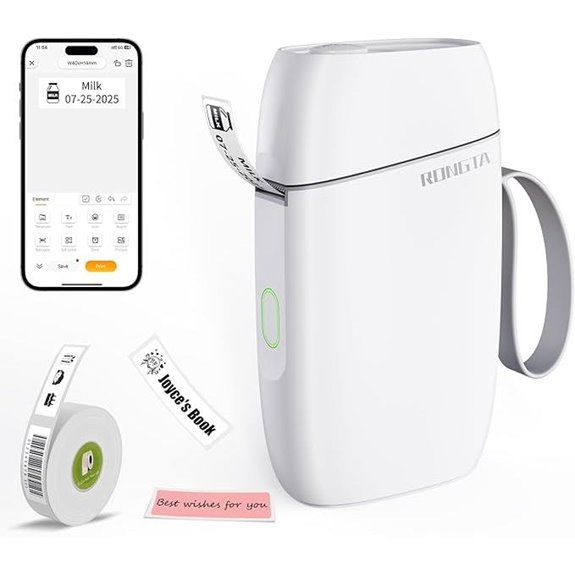 Rongta Bluetooth Portable Label Maker with Tape