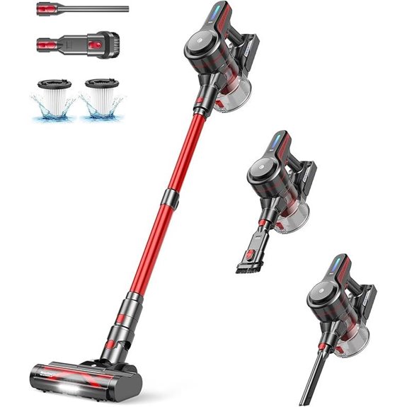 Cordless 6-in-1 Vacuum Cleaner with Powerful Suction