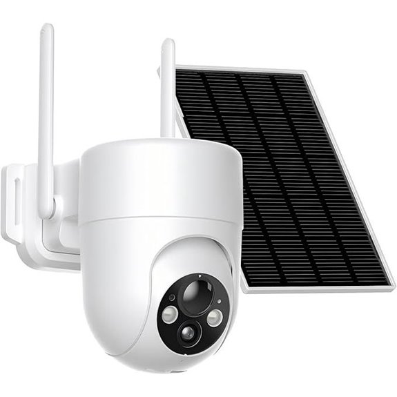 Wireless Outdoor Solar Camera with 2K Night Vision