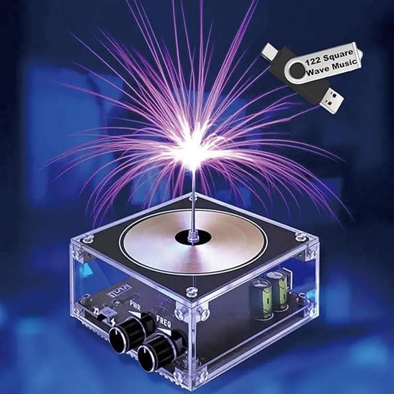 Tesla Coil Bluetooth Speaker & Science Toy