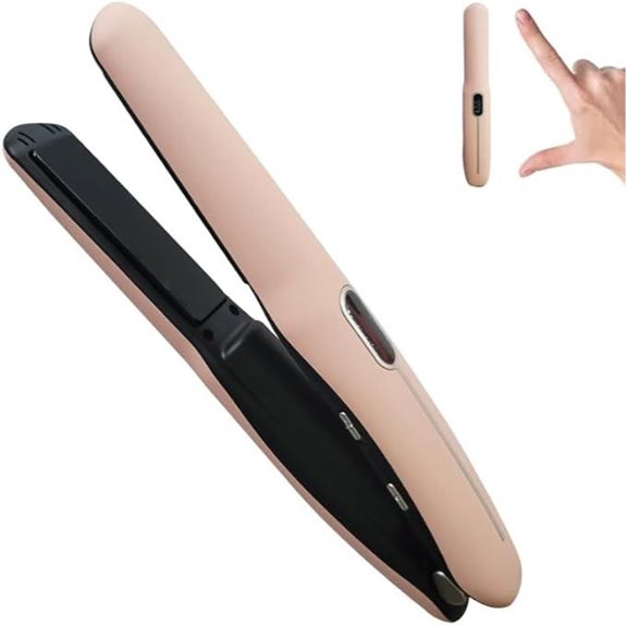 Wireless Hair Straightener & Curler USB-C Rechargeable